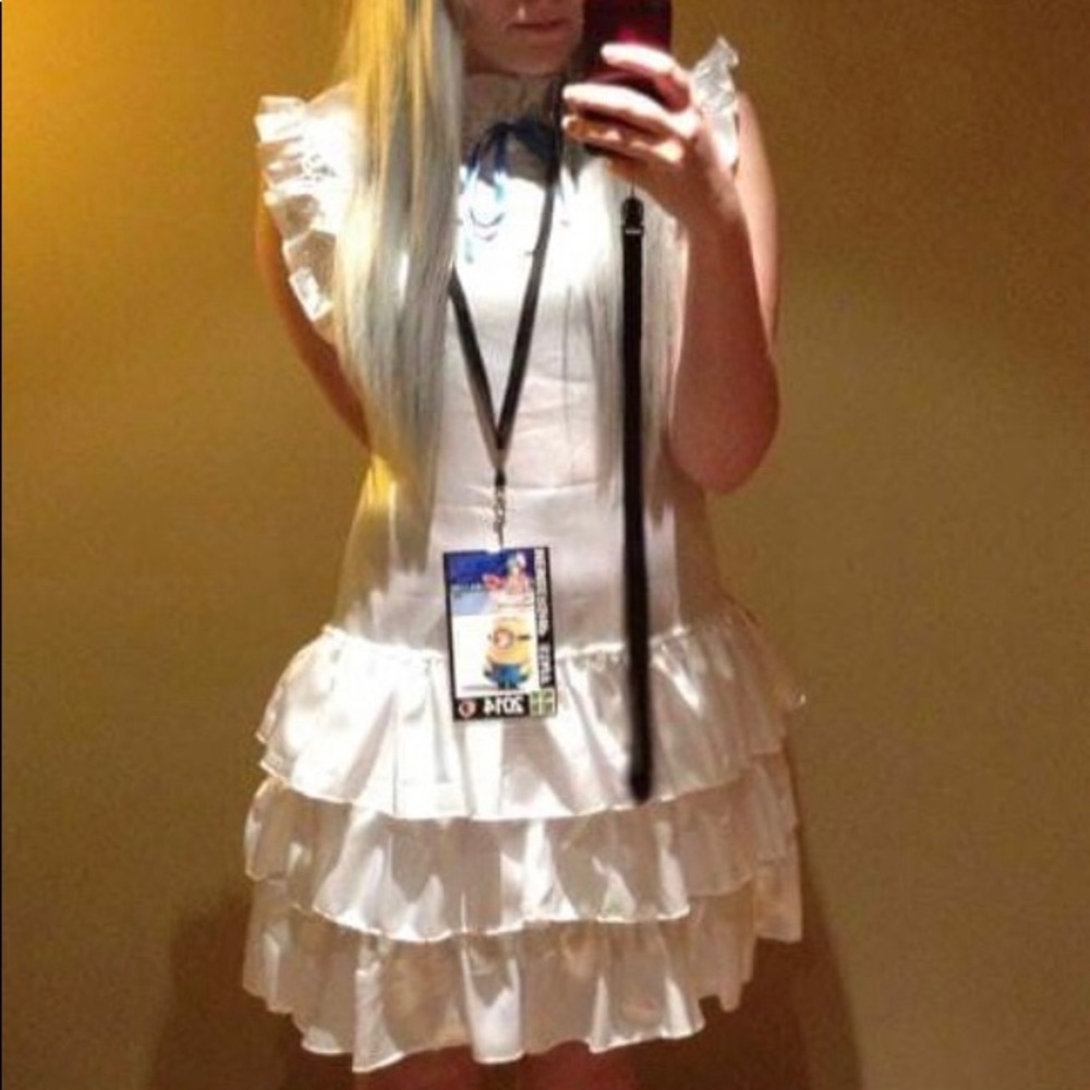 Anohana Menma Anime Cosplay Costume